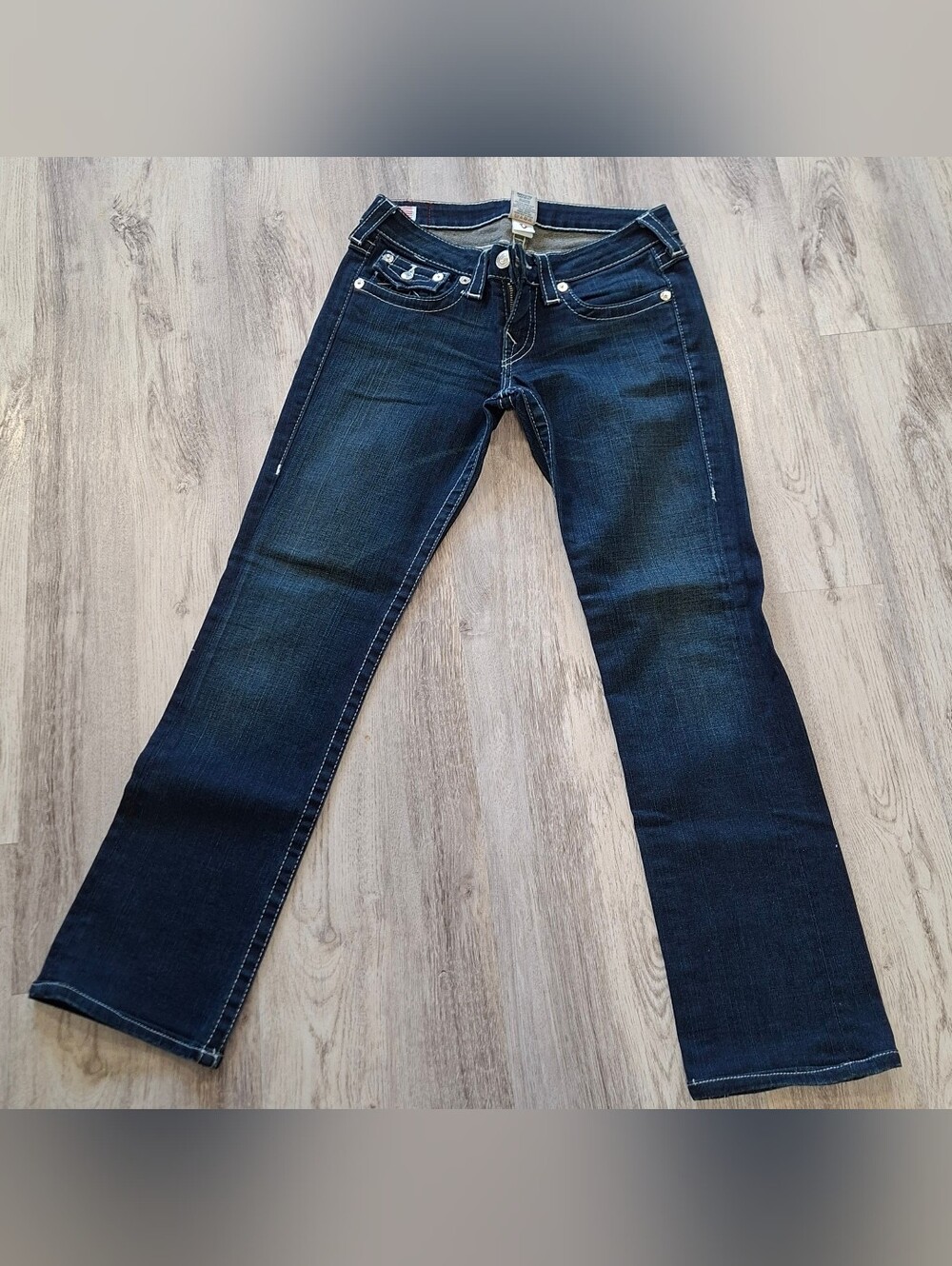 True Religion Billy Bootcut Jeans Sz 28 Altered Hem
